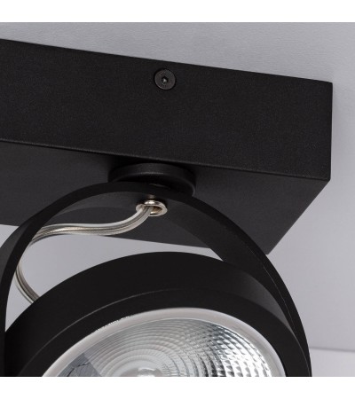 Spot LED 15W CREE en Saillie Orientable AR111 Dimmable Noir - 4750 - vue 5