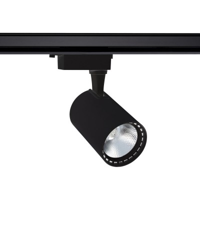 Spot LED sur Rail Monophasé 30W Bron Noir