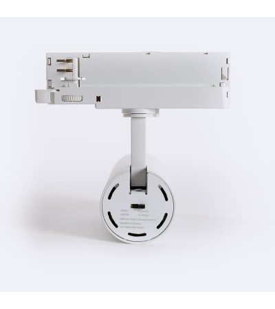 Spot LED sur Rail Triphasé 20W Carlo CCT Sélectionnable Blanc - 99266 - vue 4