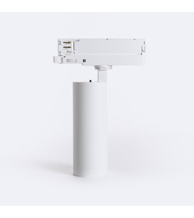 Spot LED sur Rail Triphasé 20W Carlo CCT Sélectionnable Blanc - 99266 - vue 6