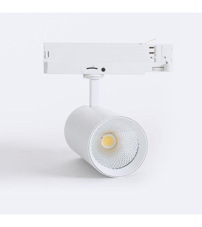 Spot LED Carlo 40W pour Rail Triphasé No Flicker Blanc