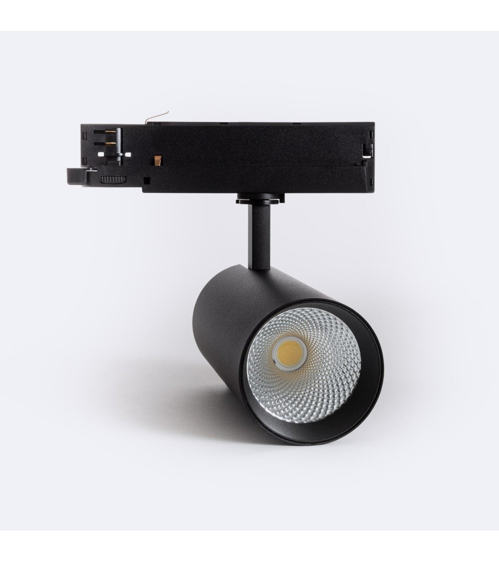 Spot LED sur Rail Triphasé 40W Carlo Noir - 99367 - vue 1