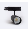 Spot LED sur Rail Triphasé 40W Carlo Noir - 99367 - vue 1