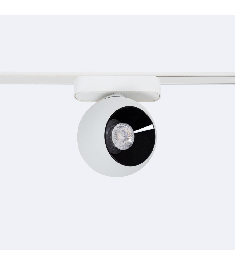 Spot LED sur Rail Magnétique 25mm Extra-Plat 12W Concave 48V Ø100 mm Blanc - 98349 - vue 1