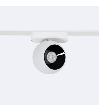 Spot LED sur Rail Magnétique 25mm Extra-Plat 12W Concave 48V Ø100 mm Blanc - 98349 - vue 3