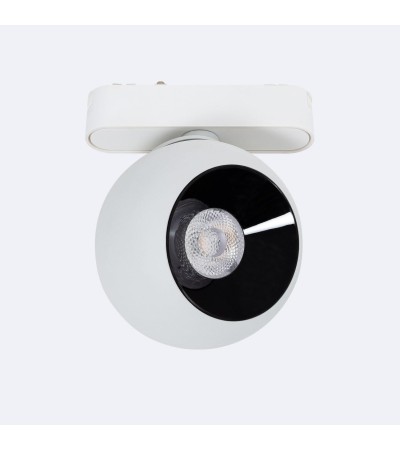 Spot LED sur Rail Magnétique 25mm Extra-Plat 12W Concave 48V Ø100 mm Blanc - 98349 - vue 5