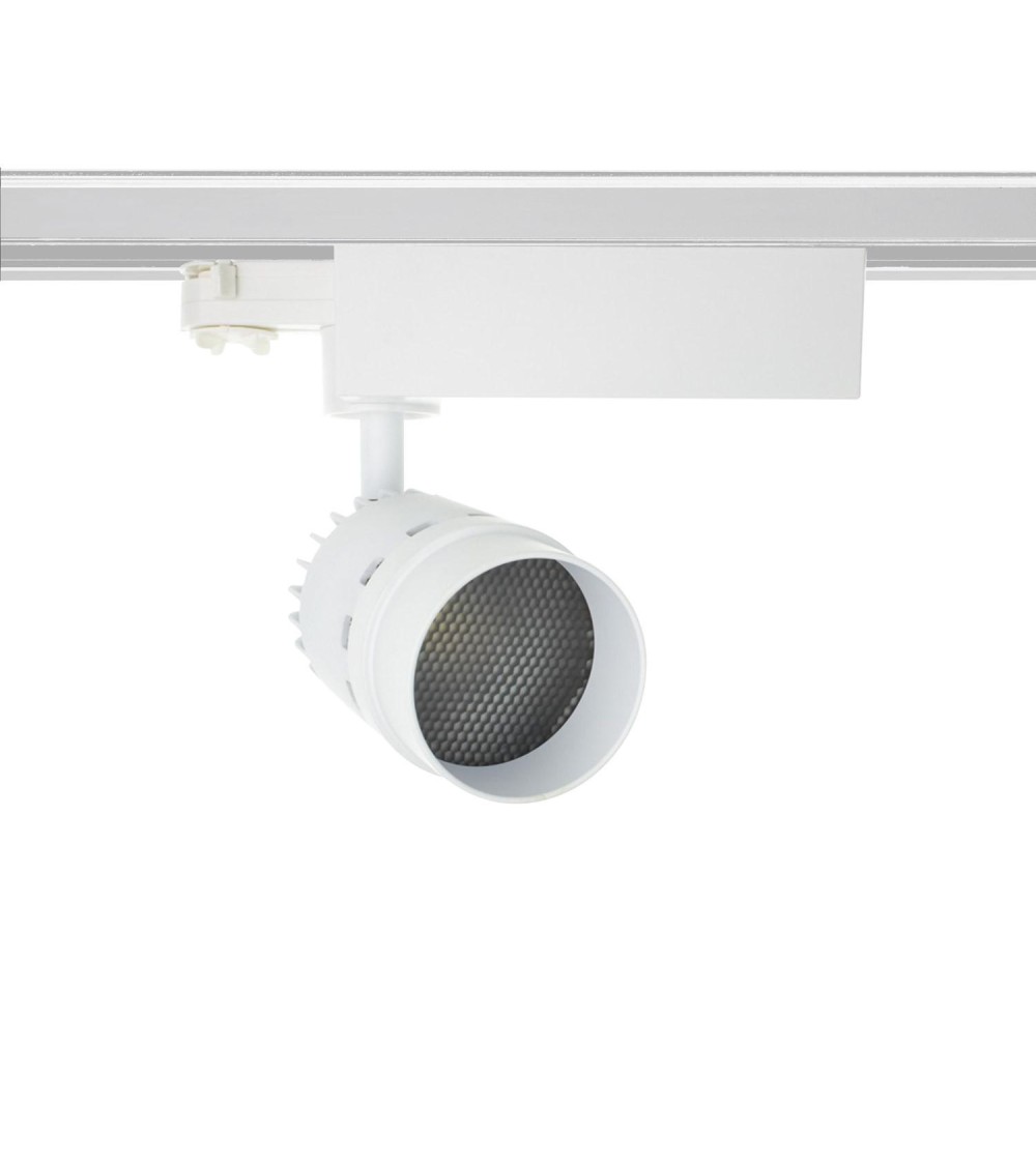 Spot LED Cree Cannon 20W Blanc pour Rail Triphasé (UGR 19) (3 Allumages) - 949 - vue 1