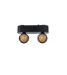 Spot LED sur Rail Magnétique 25mm Extra-Plat 10W Double 48V Noir - 98257 - vue 6