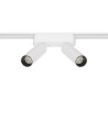 Spot LED sur Rail Magnétique 25mm Extra-Plat 14W Double 48V Blanc - 98274 - vue 1