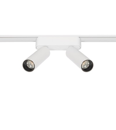 Spot LED sur Rail Magnétique 25mm Extra-Plat 14W Double 48V Blanc - 98274 - vue 3