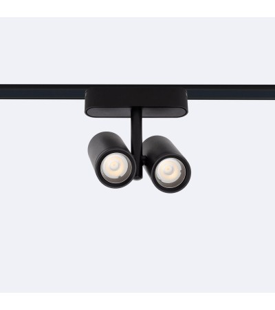 Spot LED sur Rail Magnétique 25mm Extra-Plat 16W Quartz 48V Noir - 98389 - vue 4