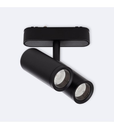 Spot LED sur Rail Magnétique 25mm Extra-Plat 16W Quartz 48V Noir - 98389 - vue 8