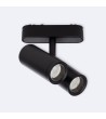 Spot LED sur Rail Magnétique 25mm Extra-Plat 16W Quartz 48V Noir - 98389 - vue 8