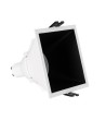 Spot LED Downlight Carré GU10 6W Coupe 85x85mm Faible UGR PC - 78214 - vue 2