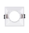 Spot LED Downlight Carré GU10 6W Coupe 85x85mm Faible UGR PC - 78214 - vue 3