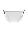 Spot LED Downlight Carré GU10 6W Coupe 85x85mm Faible UGR PC - 78214 - vue 6