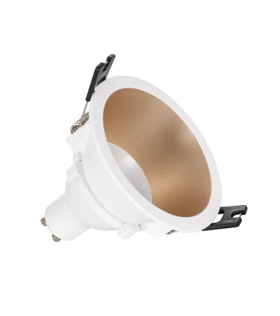 Spot LED Downlight Conique GU10 6W Coupe à˜ 75mm PC