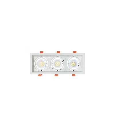 Spot LED Downlight CREE-COB Madison Orientable 3x10W LIFUD (UGR 19) Coupe 295x110mm - 923 - vue 4