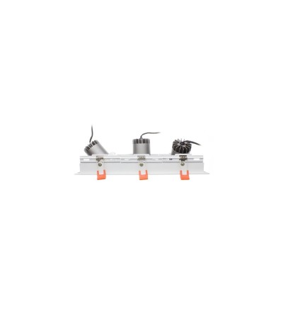 Spot LED Downlight CREE-COB Madison Orientable 3x10W LIFUD (UGR 19) Coupe 295x110mm - 923 - vue 5
