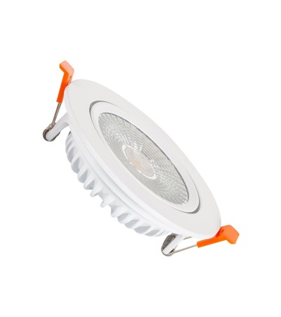 Spot LED Downlight Superslim COB LIFUD Rond Orientable 15W Blanc CRI90 Expert Color No Flicker Coupe Ø 100mm