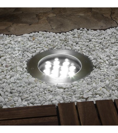 Spot LED Extérieur 12W Inox Encastrable au Sol - 1747 - vue 4