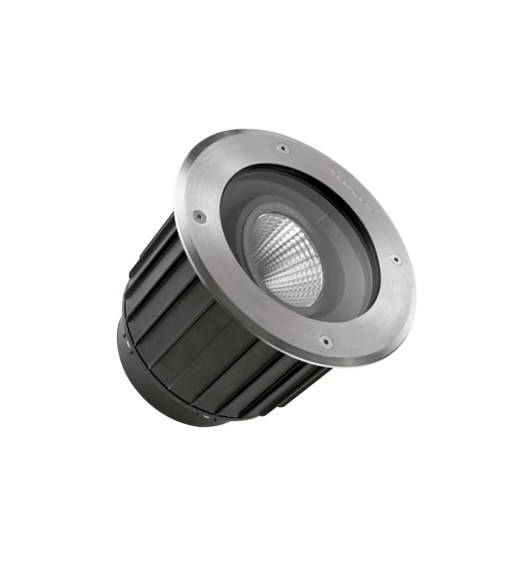 Spot LED Extérieur 16W Rond Encastrable au Sol Gea COB IP67 LEDS-C4 55-9907-CA-CL - 65667 - vue 1