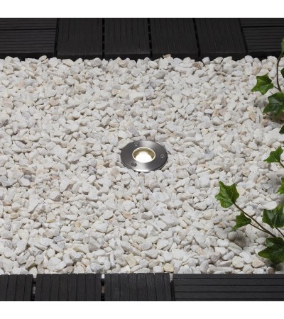 Spot LED Extérieur 3W Inox Encastrable au Sol - 1745 - vue 4