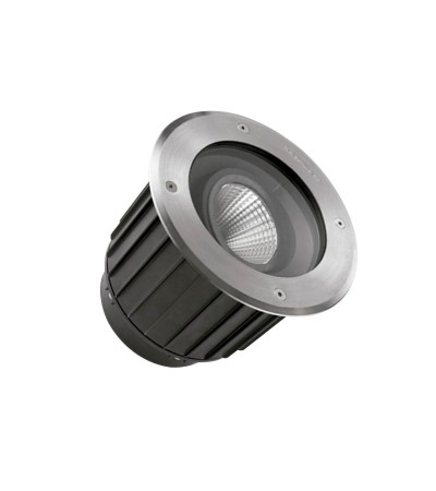 Spot LED Extérieur 9W Rond Encastrable au Sol Gea COB LEDS-C4 55-9906-CA-CL - 65688 - vue 3