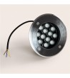 Spot LED Extérieur Solide Encastrable au Sol Inox 12W - 96291 - vue 4