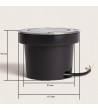 Spot LED Extérieur Solide Encastrable au Sol Inox 6W - 96286 - vue 7