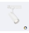 Spot LED Fasano Anti-éblouissement 30W CCT Sélectionnable pour Rail Triphasé Dimmable Blanc - 103424 - vue 2
