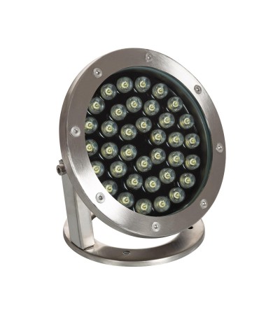 Spot LED Fixation au Sol 12V 36W Submersible IP68