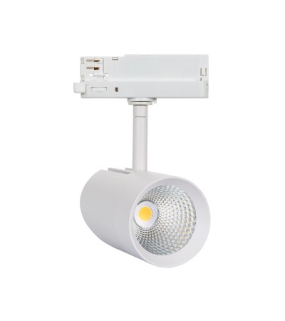 Spot LED Fuji 30W Blanc CRI90 No Flicker pour Rail Triphasé (3 Allumages) - 86806 - vue 4