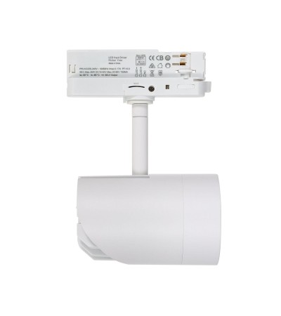 Spot LED Fuji 30W Blanc CRI90 No Flicker pour Rail Triphasé (3 Allumages) - 86806 - vue 7