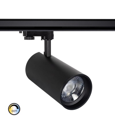 Spot LED sur Rail Triphasé 30W d'Angelo CCT Sélectionnable PHILIPS Xitanium Optique Variable