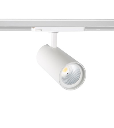 Spot LED New d'Angelo 40W Blanc CRI90 pour Rail Triphasé (3 Allumages)