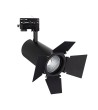 Spot LED New d'Angelo 40W Noir CCT CRI90 Cinéma LIFUD pour Rail Triphasé (3 Allumages) - 70674 - vue 4