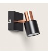 Applique Murale et de Plafond Orientable Métal 1 Spot Albus Black Rose - 108624 - vue 1