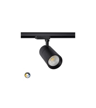 Spot LED sur Rail Monophasé 20W Mallet Dimmable CCT Sélectionnable