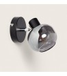 Applique Murale et de Plafond Orientable Métal et Verre 1 Spot Romsy - 108597 - vue 1