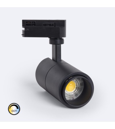 Spot LED sur Rail Monophasé 10W Dimmable TRIAC CCT Pulyx Multi-angle 15-60°