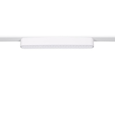Spot Linéaire LED 12W CRI90 (UGR13) Blanc 222mm pour Rail Magnétique Monophasé Extra-Plat 25mm 48V - 98244 - vue 1