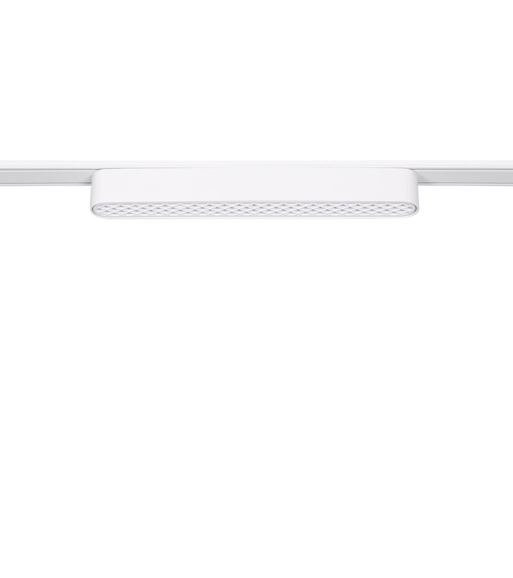 Spot Linéaire LED 12W CRI90 (UGR13) Blanc 222mm pour Rail Magnétique Monophasé Extra-Plat 25mm 48V - 98244 - vue 1