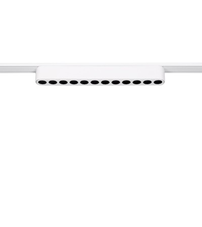 Spot Linéaire LED 12W CRI90 (UGR16) Blanc 222mm pour Rail Magnétique Monophasé Extra-Plat 25mm 48V - 98227 - vue 1