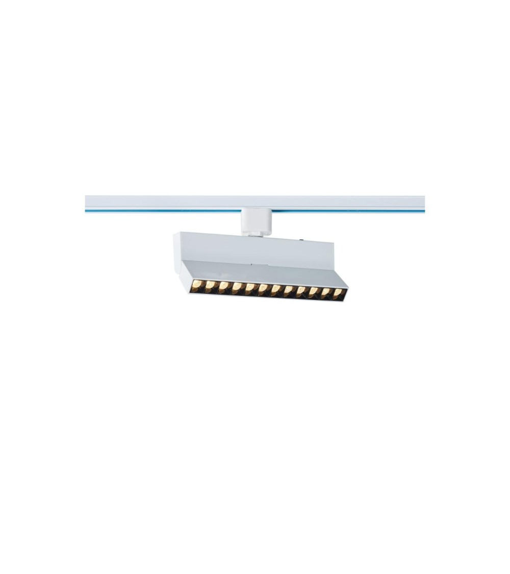 Spot Linéaire LED 12W Monophasé CCT Dimmable No Flicker Elegant Optic Blanc - 106734 - vue 1