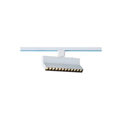 Spot Linéaire LED 12W Monophasé CCT Dimmable No Flicker Elegant Optic Blanc - 106734 - vue 3