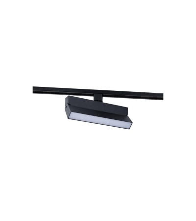 Spot Linéaire LED sur Rail Monophasé 24W CCT Sélectionnable Dimmable Elegant Noir