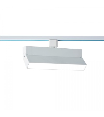 Spot Linéaire LED sur Rail Triphasé 24W CCT Sélectionnable Dimmable Elegant Blanc
