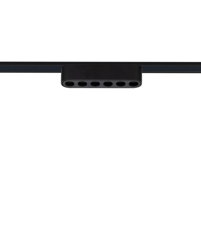 Spot Linéaire LED sur Rail Magnétique 25mm Extra-Plat 6W 48V Noir Optic 120mm - 98214 - vue 1
