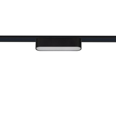 Spot Linéaire LED sur Rail Magnétique 25mm Extra-Plat 6W 48V Noir 120mm